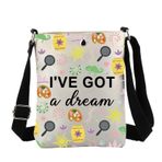 JYTAPP Masal Prenses Fan Hediye Rapunzel Crossbody Çanta I've A Dream Prenses Film Fan Hediye Rapunzel Ürün, Bej, One Size
