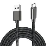 Jyterlks BlueParrott B450-XT/S650-XT, Jabra Elite 75t/Elite 85t/Elite 85h, Sony WH-1000XM5/WH-1000XM4/WH-1000XM3 Kulaklıklar ile Uyumlu USB-C Şarj Kablosu Kablosu