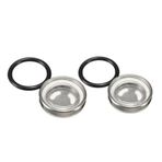 Jyving 2 adet ana fren silindir rezervuar gözetleme camı motosiklet Dirt Bike conta 12mm 18mm motosiklet Scooter kir bisiklet hidrolik debriyaj