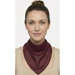 Jz Shop Düz Sade Şifon Kare Fular - Zarif Kadın Boyun Fuları Ve Bandana 50x50cm Bordo