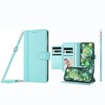 JZ Xiaomi CIVI 3 5G için 9 Kart Yuvalı ve Fotoğraf Pencereli Cüzdan Kılıf, Birinci Sınıf Deri Kapaklı Kılıf, Kickstand Çapraz Askılı Telefon Cüzdanı ve Ayarlanabilir Kordon ve Bileklik ile - Bebek