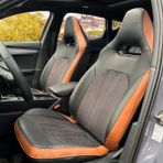 K-Design Cupra Formentor Araca Özel Oto Koltuk Kılıfı - Velour ve 1. Kalite Deri - Taba - Siyah