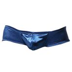 K-Men Erkek Kese Külot İç Çamaşırı Nefes Alabilir Pürüzsüz Buz İpeksi Üçgen Bikini, Kraliyet Mavisi, Medium
