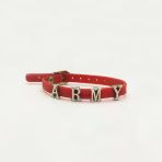 K-Pop Bts Army Suni Deri 22 Cm Ayarlanabilir Kırmızı Bileklik