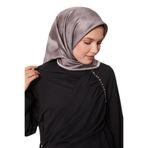 K.Vizon Mini Yonca Desen Twill İpek Eşarp
