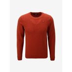 K-Way Klasik Yaka Normal Düz Turuncu Erkek Kazak K2112PW_SEBASTIEN LAMBSWOOL