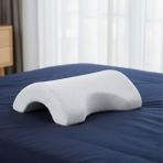 K-yonlineticaret % 100 Visco Kavisli Ortopedik Yıkanabilir Kumaş Kılıflı Bel Boyun Bacak Ağrıları Için Yastık (5501)