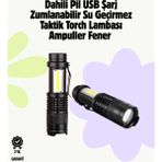 K-Yonlineticaret 2000 Lümen LED El Feneri - Suya Dayanıklı, Odaklı, Klipsli