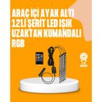 K-Yonlineticaret 4 Parça Rgb LED Araç Içi Aydınlatma Sistemi