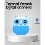 K-Yonlineticaret Anında Baskı Yapabilen Çocuk Fotoğraf Makinesi Hafıza Kart Destekli