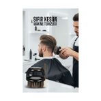 K-yonlineticaret At Kılı Fade Fırça – Berberler Için Sıfır Kesim ve Makine Temizleme Fırç - KY002K-6QPJG - Renkli