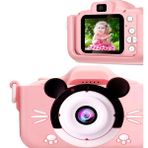K-Yonlineticaret Çocuk Dijital Fotoğraf Makinası 20 Mp Video Kaydedici 2.0 Inç Çift Kameralı