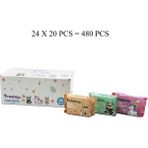 K-yonlineticaret Freshup Mini 24X20PCS = 480 Pcs Cep Islak Mendil Mix (5501)