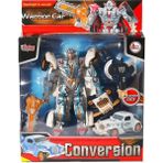 K-Yonlineticaret HW-668-1-2 Işıklı Dönüşebilen Robot Araba -Vardem