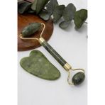 K-Yonlineticaret Jade Roller Gua Sha Taşı Seti