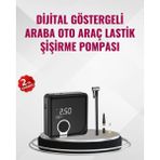 K-Yonlineticaret Kompakt Tasarımlı LED Işıklı Taşınabilir Hava Kompresörü
