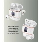 K-Yonlineticaret Kulakiçi Bluetooth Kulaklık V5.3 – 4’lü Set, Dijital Ekranlı, Gürültü Engelleme