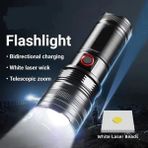 K-yonlineticaret Taktik LED El Feneri 2000M, Güçlü Uzun Menzilli LED El Feneri XA-B702 (5501)