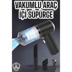 K-Yonlineticaret Üflemeli Güçlü Vakumlu Ev Ofis Araç Süpürgesi El Süpürgesi Şarjlı