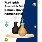K-Yonlineticaret USB Şarjlı 7 Renk LED Işıklı Sessiz Çalışan Mini Hava Nemlendirici