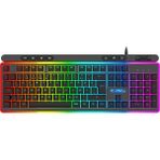 K1 360° Özelleştirilebilir Rgb & Yazılımlı Full Membran 104+7 Tuşlu Ekstra Multimedya/rollover Ses Kontrol Mekanizmalı Gaming Klavye