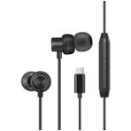 K1-72 Usb-C Girişli Mikrofonlu Kumandalı 1.2mt Kulaklık - Siyah