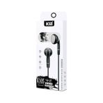 K105 Stereo 130 cm Klasik Çivi Jack Efsane Düz Model Dahili Mikrofonlu Kablolu Hifi Hd Ses Kablolu Kulaklık (Siyah) - -- - Option-1