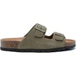 K14943 Kifidis Soft Step Kadın Çift Bantlı Mantar Terlik 36-41 - Haki