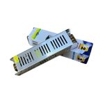 K2 150W 12V LED Trafo Adaptör | 12,5A Güç Kaynağı | Şerit LED, Güvenlik Kamerası ve CCTV Uyumlu | 19x4,5x3,5 cm | 220V Giriş