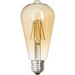 K2 KES605 6W E27 2700K Günışığı ST64 LED Flamanlı Rustik Ampul - Gün Işığı - 1 - 10 W
