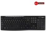 K270, Siyah, 920-003761, Kablosuz, Türkçe Q, Multimedya Klavye