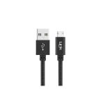K542 Micro Usb Örgü Metal 30Cm Kısa Şarj Kablosu