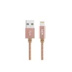 K544 Safe Lightning Usb Örgü Metal Data/Şarj Kablosu 30Cm