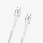 K598 Güvenli ve Hızlı 3A 1m 25W Örgülü USB-C Şarj Kablosu