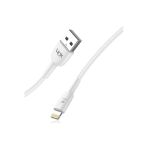 K606 Usb - İph Lightning 3A 2Mt Şarj Kablosu Beyaz