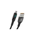 K681 Dijital Göstergeli Usb - Type-C 66W Data Ve Şarj Kablosu 1Mt 5A