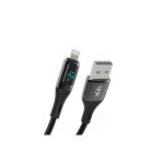 K682 Dijital Göstergeli Usb - Iph Lightning 12W 2.4A Data Ve Şarj Kablosu