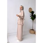 Ka Hijab İnci 2'li Tesettür Takım - Bej