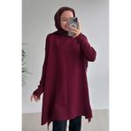 Ka Hijab Mira Merserize Tesettür Tunik - Bordo