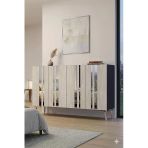 Ka1230ats Mia Konsol Ve Tv Sehpası Antrasit-Traverten-Silver 120Cm