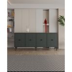 KA1509A -Yuka Lazer Desenli Konsol ,tv Sehpası , Çok Amaçlı Dolap 150CM Antrasit