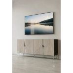 Ka1528ats Evva Konsol Ve Tv Sehpası Antrasit-Traverten-Silver 150Cm