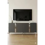 Ka1898as Anka Konsol Ve Tv Sehpası Antrasit-Silver 180Cm