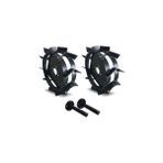 Kaan Çapa Makinaları Demir Teker ve Aks Takımı 400X8-32 mm - Siyah
