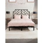 Kaay Pamuk Saten Yastık Kılıfı Dahil Nevresim Seti Çift Kişilik 200x220 Pudra - 200 x 220 cm