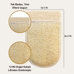 Kabak Lifi Vücut Kesesi Doğal Kabak Eldiven Kese Peeling Cilt Arındırma Lifi Kesesi Kırmed