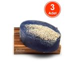 Kabak Lifli El Yapımı Doğal Aktif Karbon Sabunu 120 G x 3 Adet