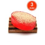 Kabak Lifli El Yapımı Doğal Nar Çekirdeği Yağı Sabunu 120 G x 3 Adet