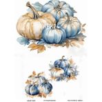 Kabak Serisi Halloween, Kabak, Pumpkin KBK24 Pirinç Dekopaj 30*42 cm
