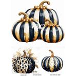 Kabak Serisi Halloween, Kabak, Pumpkin Kbk7 Pirinç Dekopaj 30*42 cm